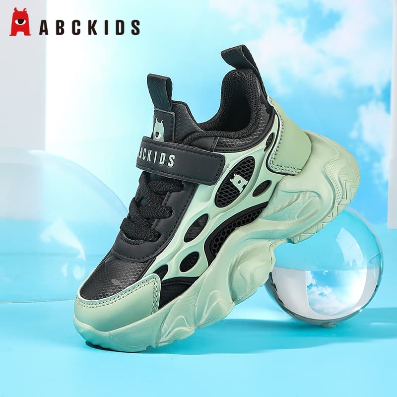 Кроссовки ABC KIDS Lifestyle Shoes Черно-зеленый Детский - изображение 4