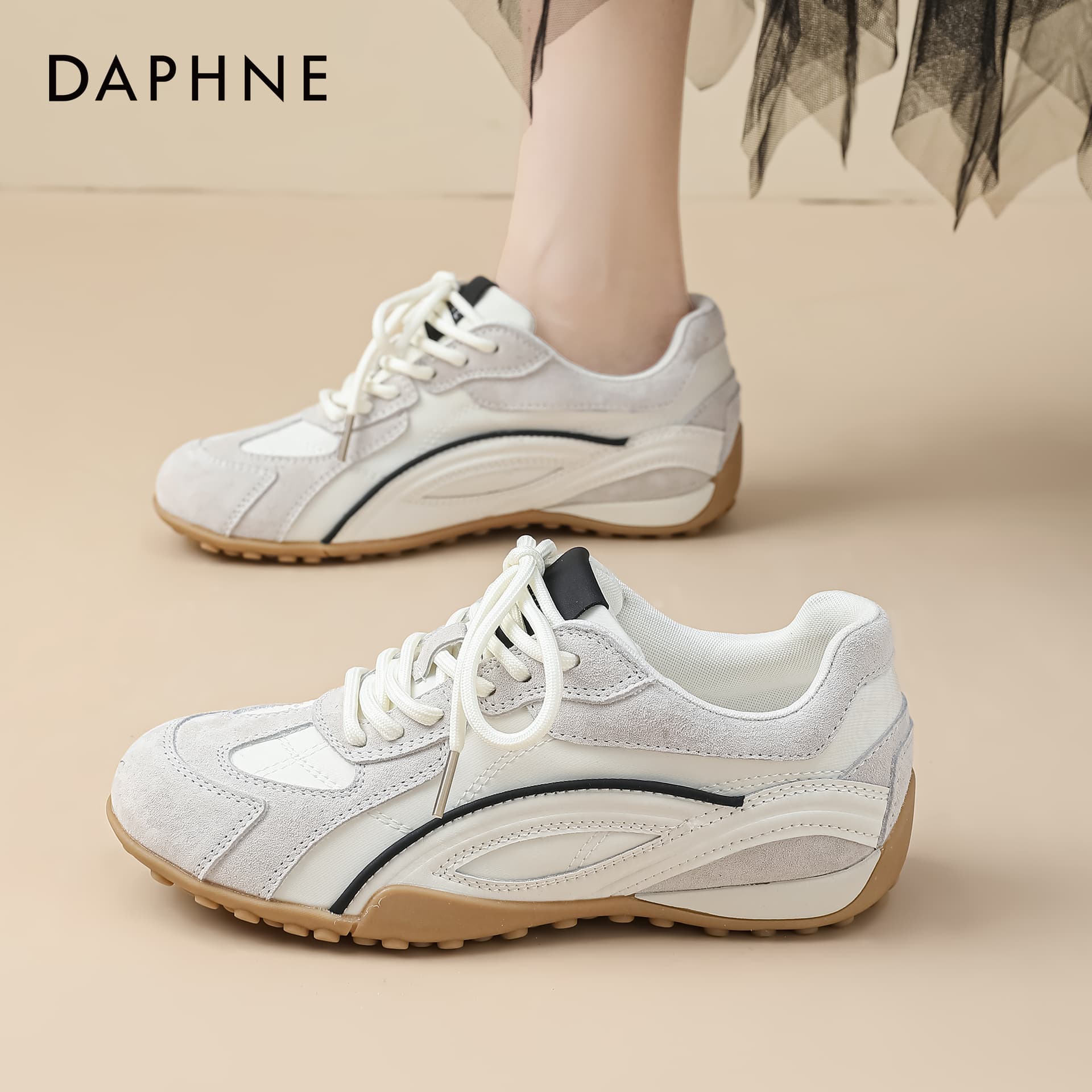 Кроссовки DAPHNE Синтетическая кожа текстиль Лоу-топы Кеды немецкой армии (GAT) Унисекс - изображение 7