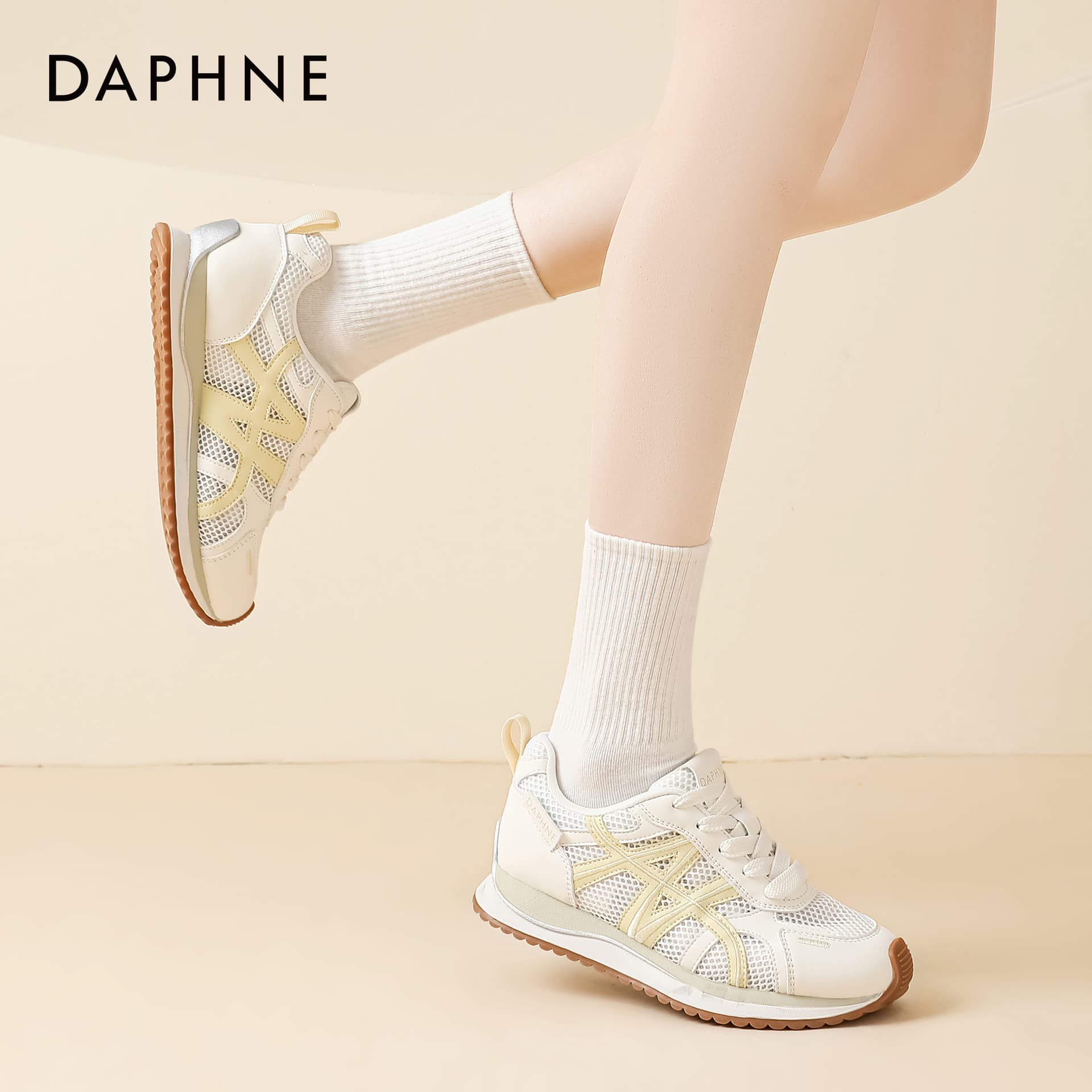 Кроссовки Daphne Синтетическая кожа текстиль спортивная повседневная обувь женская - изображение 5