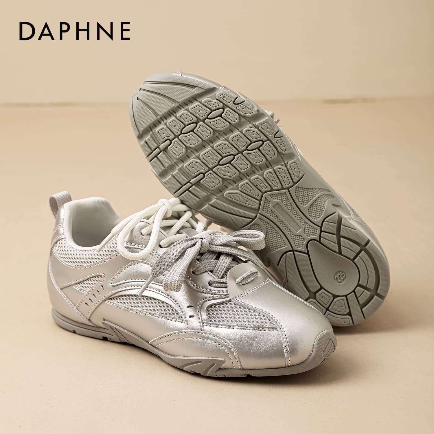 Кроссовки DAPHNE Кеды немецкой армии (GAT) MID Топ Шампанское Женские - изображение 5