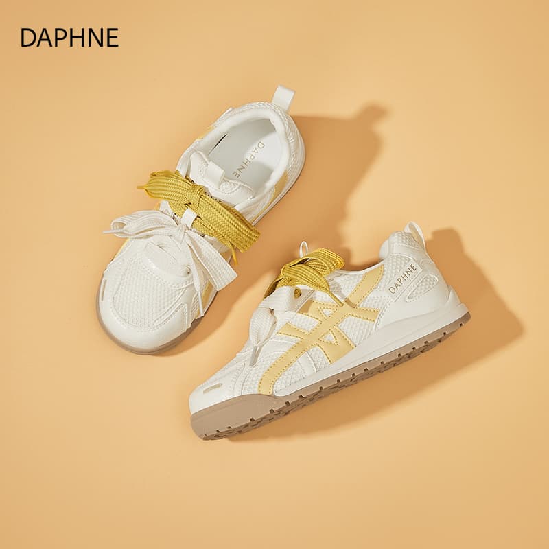 Кроссовки DAPHNE Дышащая визуально увеличивающая рост Низкий топ Повседневная обувь Женская - изображение 3