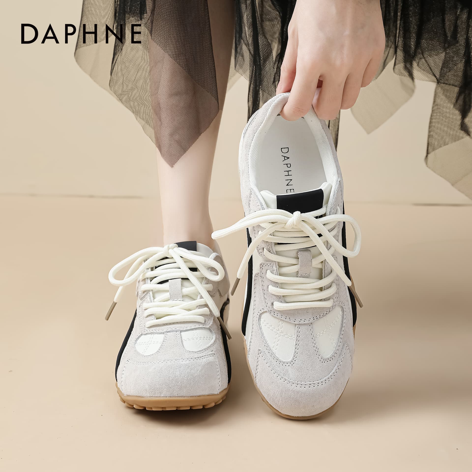 Кроссовки DAPHNE Синтетическая кожа текстиль Лоу-топы Кеды немецкой армии (GAT) Унисекс - изображение 6