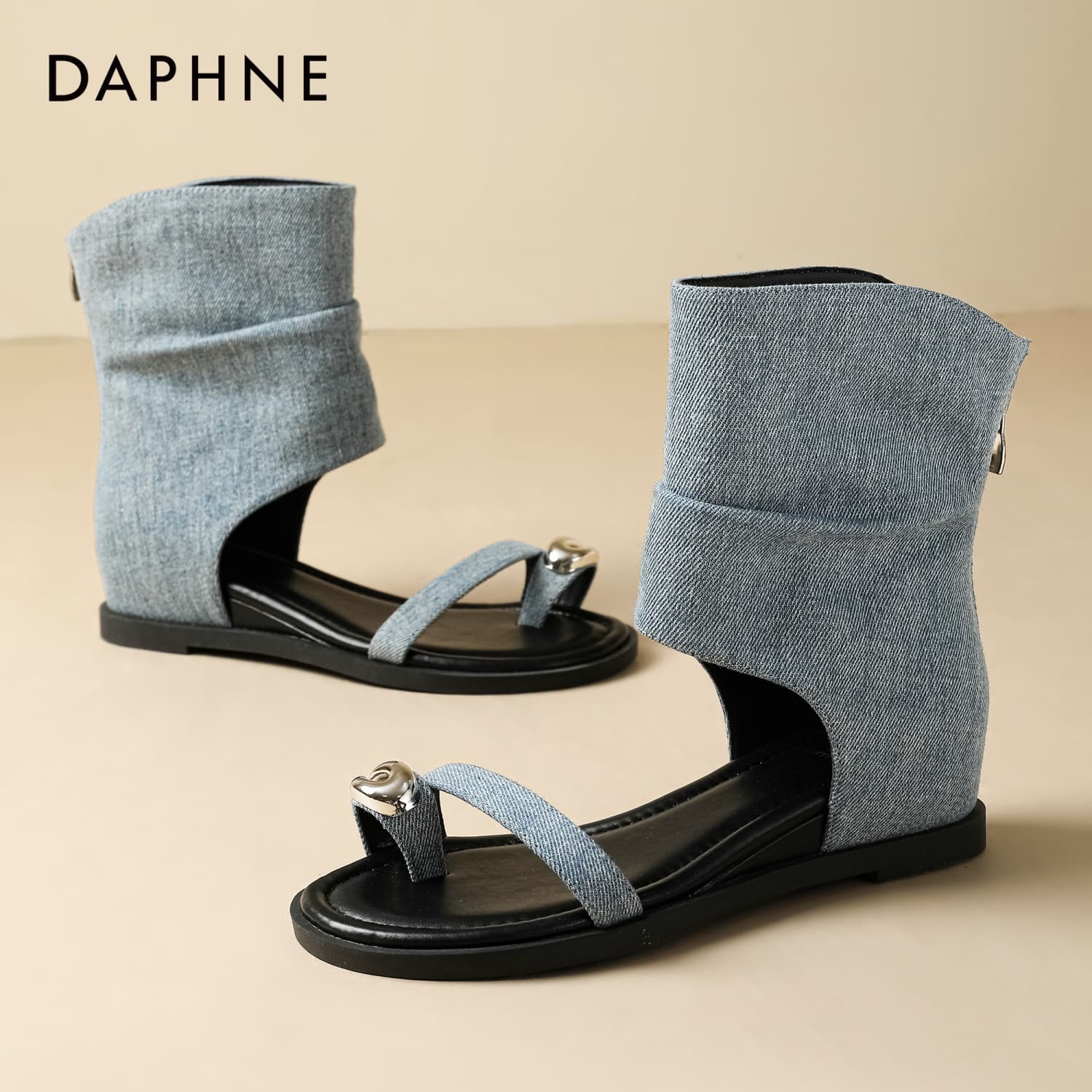 Шлёпанцы DAPHNE One Шнуровочные Сандалии Женские - изображение 2