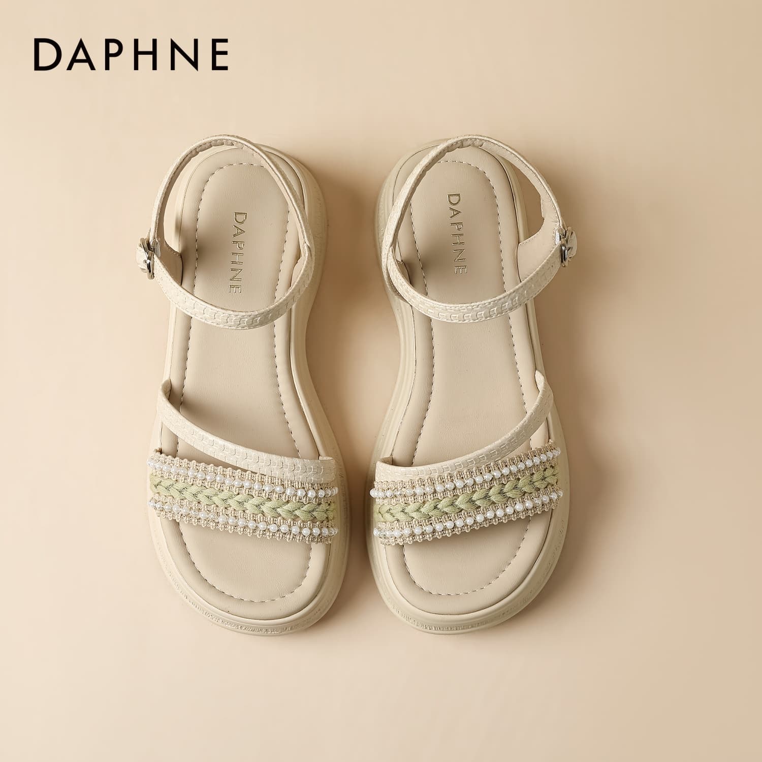 Шлёпанцы DAPHNE One Шнуровочные Сандалии Женские - изображение 3