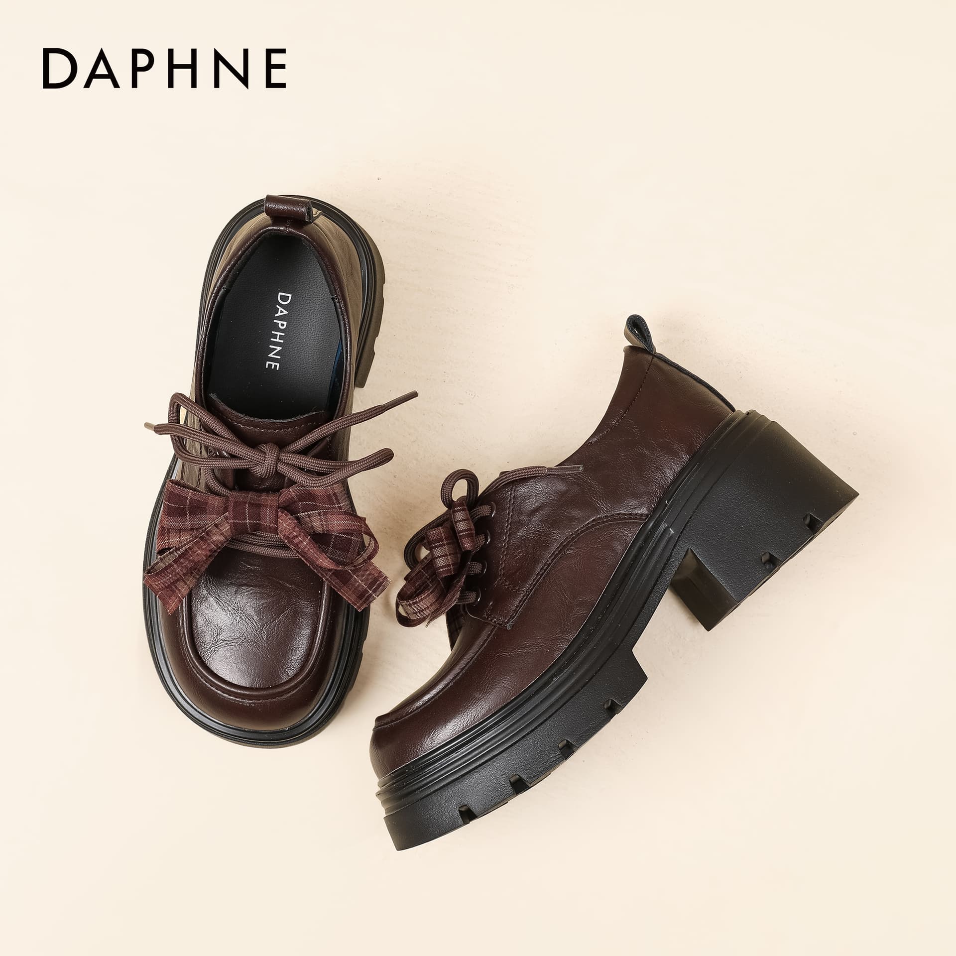 Лоферы DAPHNE Women's High Journal Обувь Синтетическая кожа Лоферы Женские - изображение 4