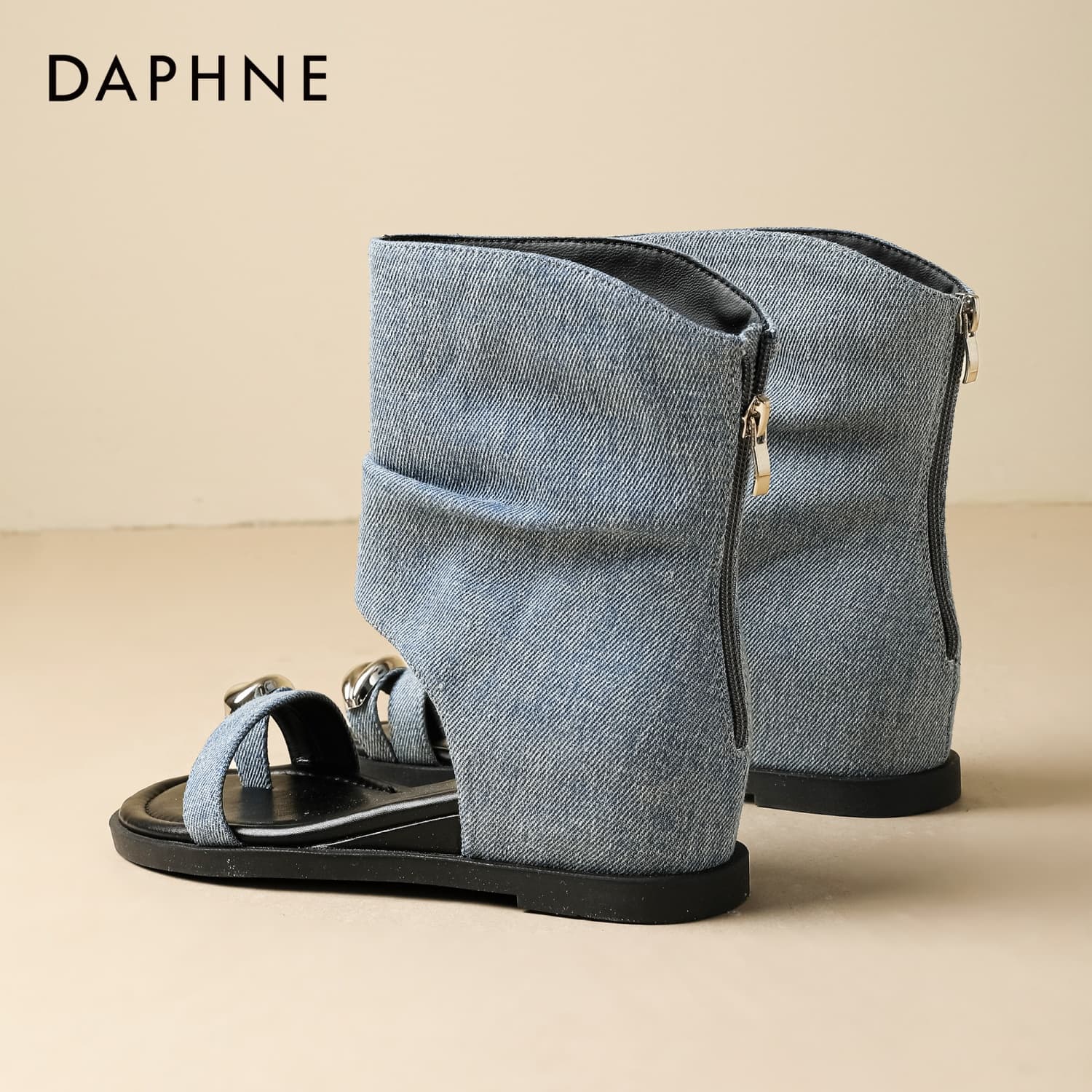 Шлёпанцы DAPHNE One Шнуровочные Сандалии Женские - изображение 4