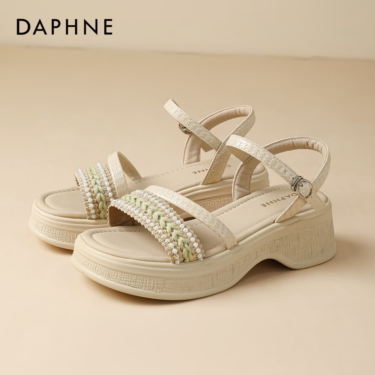 Шлёпанцы DAPHNE One Шнуровочные Сандалии Женские - изображение 2