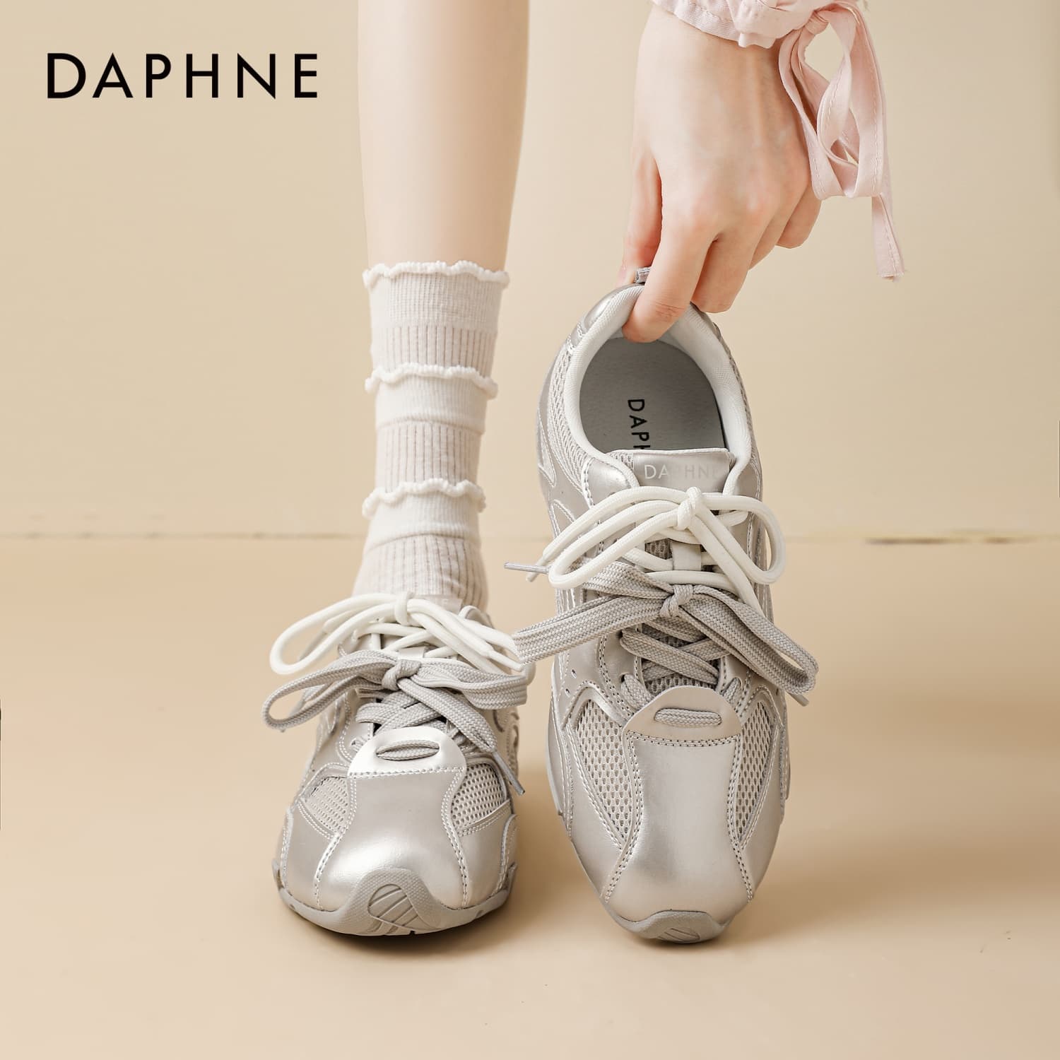 Кроссовки DAPHNE Кеды немецкой армии (GAT) MID Топ Шампанское Женские - изображение 6