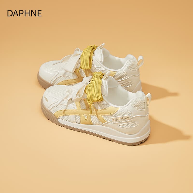 Кроссовки DAPHNE Дышащая визуально увеличивающая рост Низкий топ Повседневная обувь Женская - изображение 4