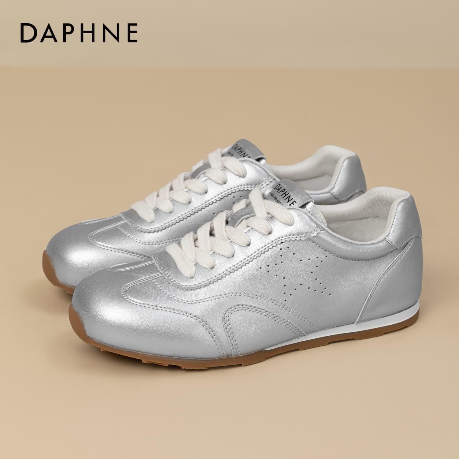 Кроссовки DAPHNE Синтетическая кожа Лоу-топы Кеды немецкой армии (GAT) Женские - изображение 2