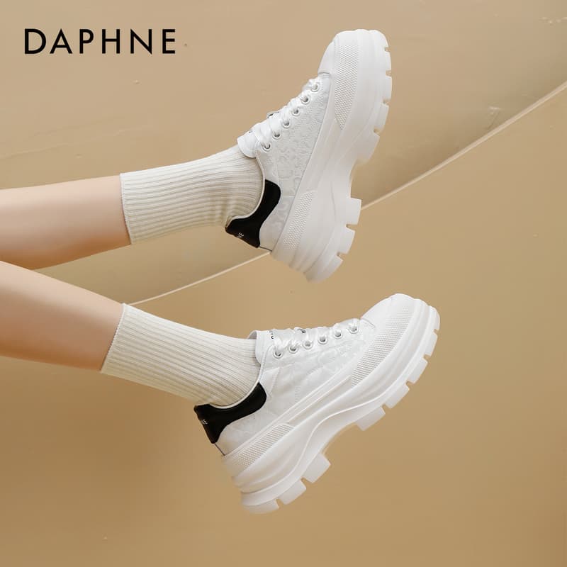 Кроссовки DAPHNE Синтетическая кожа Повседневная обувь Женская - изображение 4
