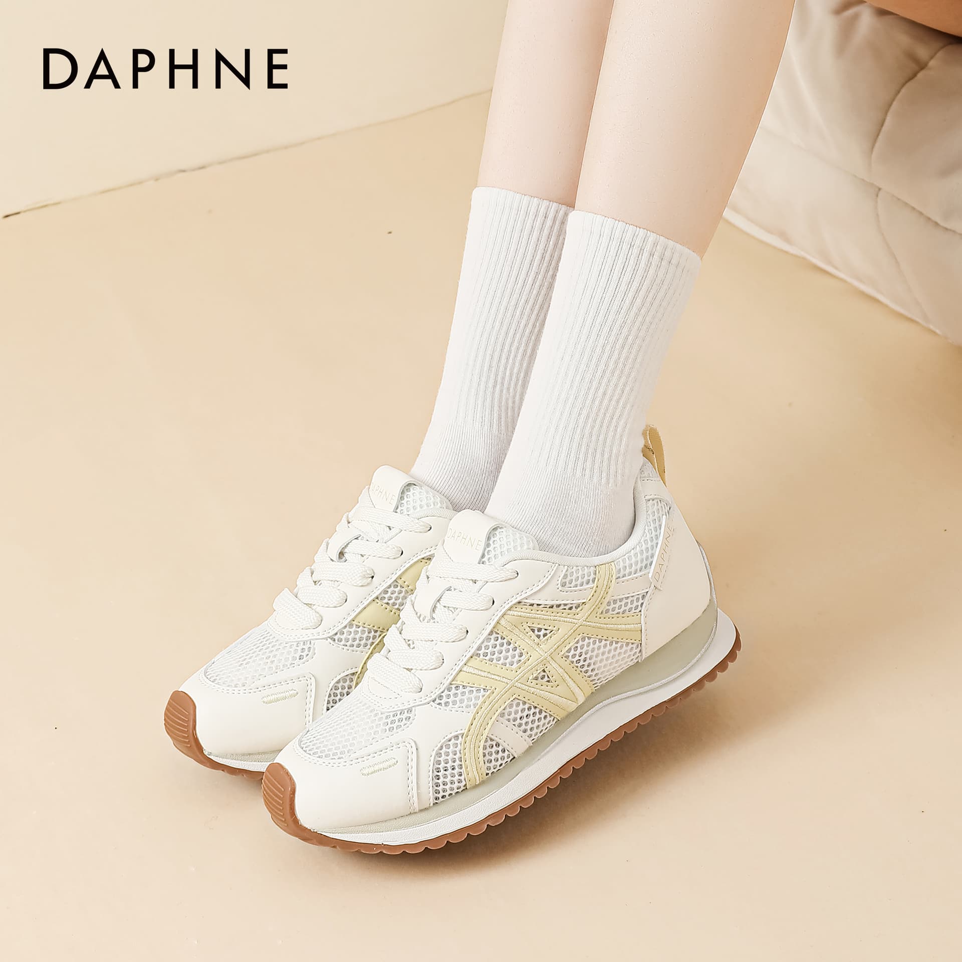 Кроссовки Daphne Синтетическая кожа текстиль спортивная повседневная обувь женская - изображение 7