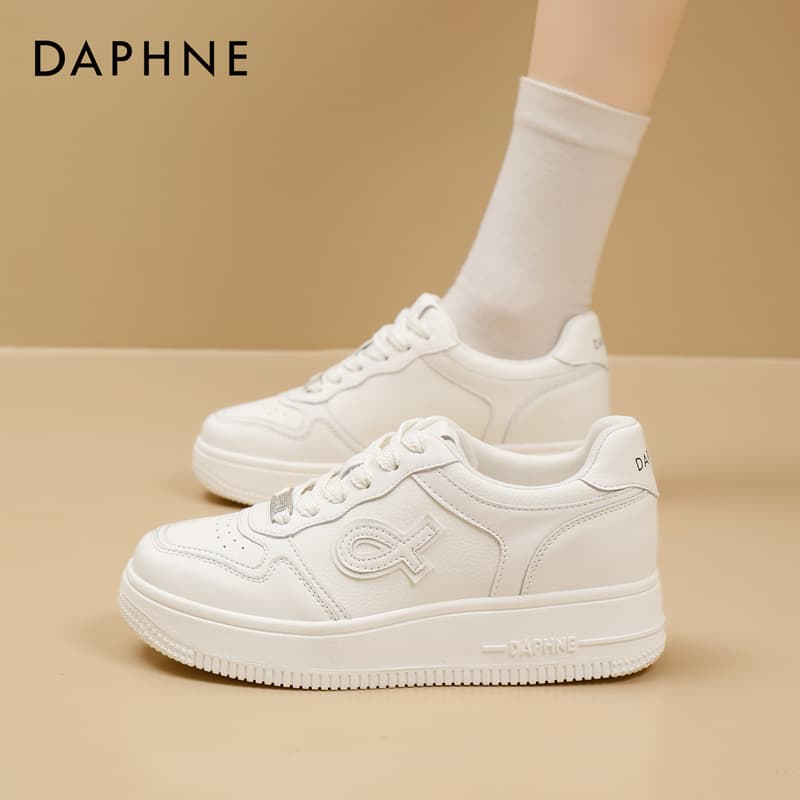 Кроссовки DAPHNE Синтетическая кожа Низкие кеды для скейтбординга Женские - изображение 3