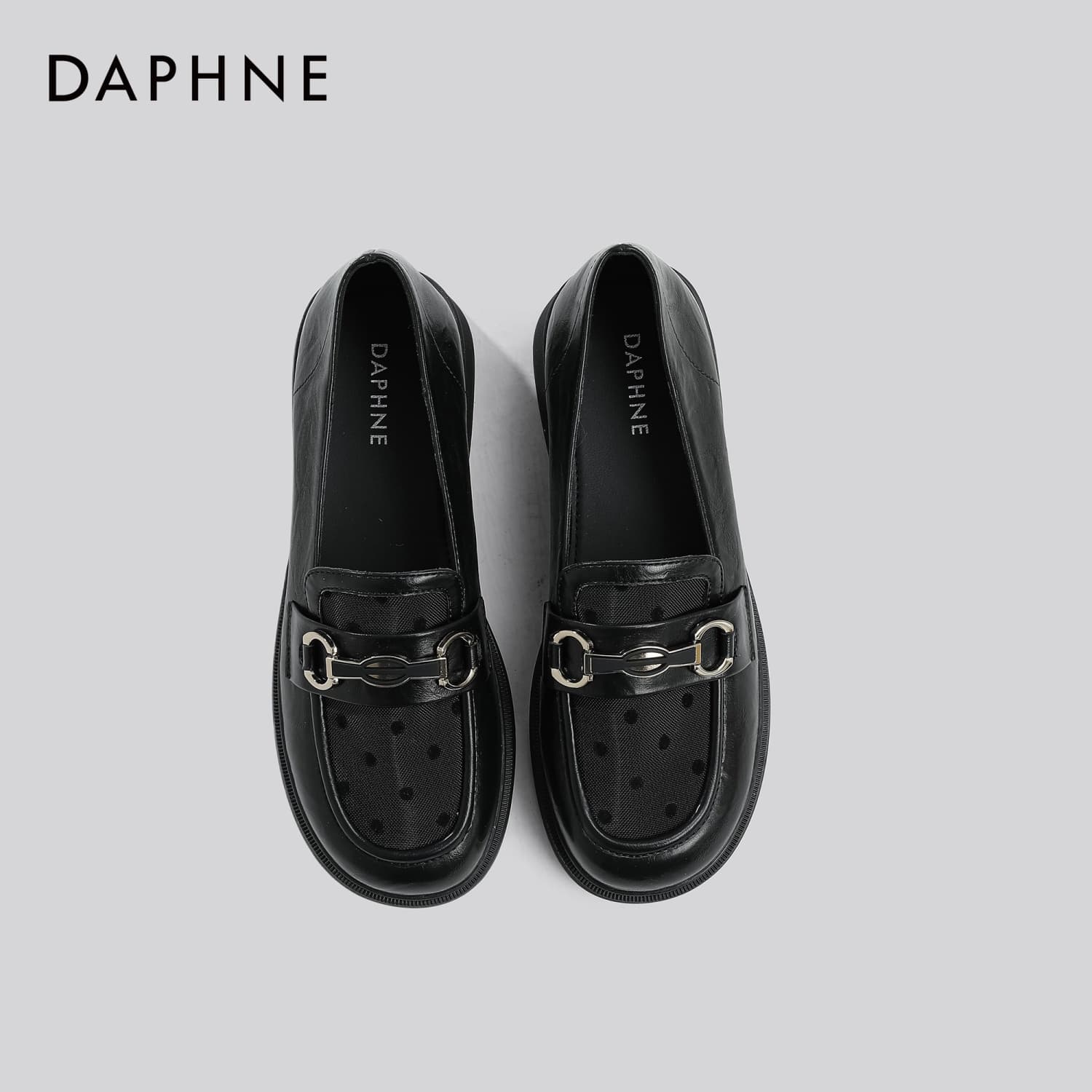 Лоферы DAPHNE Лоферы Черные Женские - изображение 3