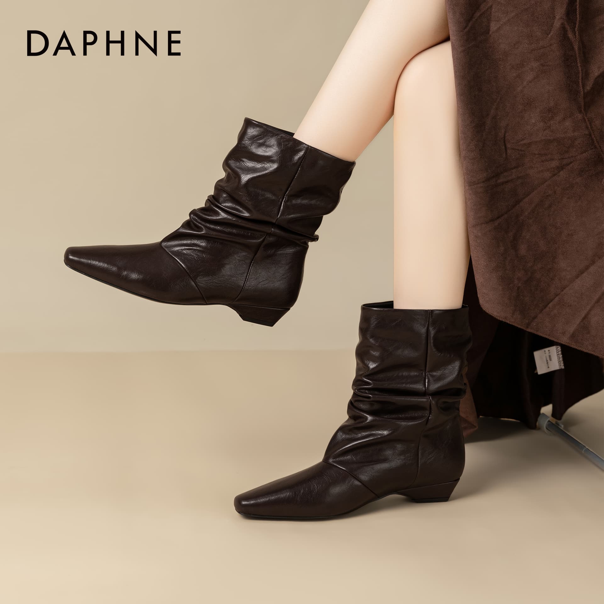 Сапоги DAPHNE Синтетическая кожа Ботильоны Женские - изображение 7
