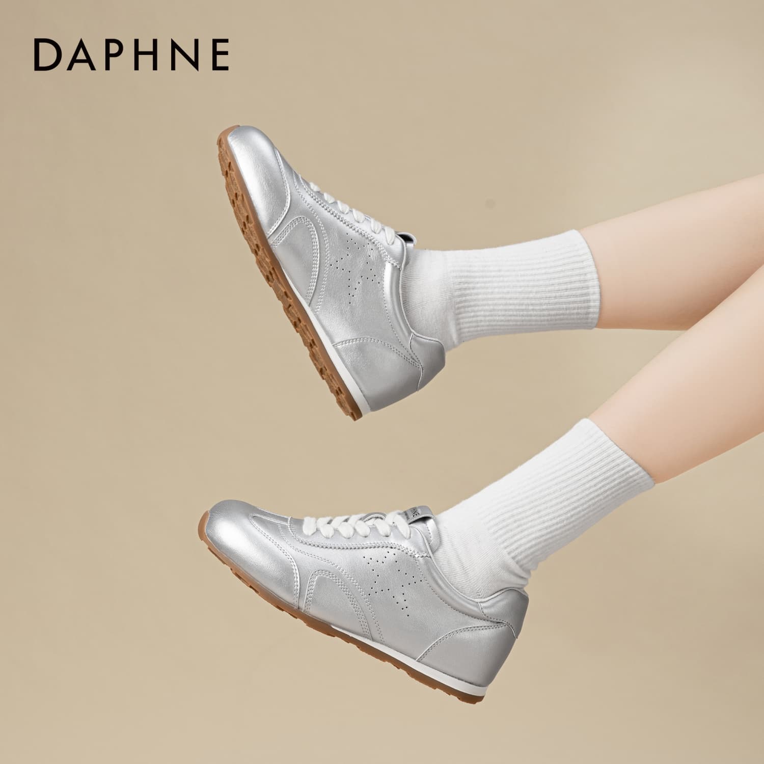 Кроссовки DAPHNE Синтетическая кожа Лоу-топы Кеды немецкой армии (GAT) Женские - изображение 7