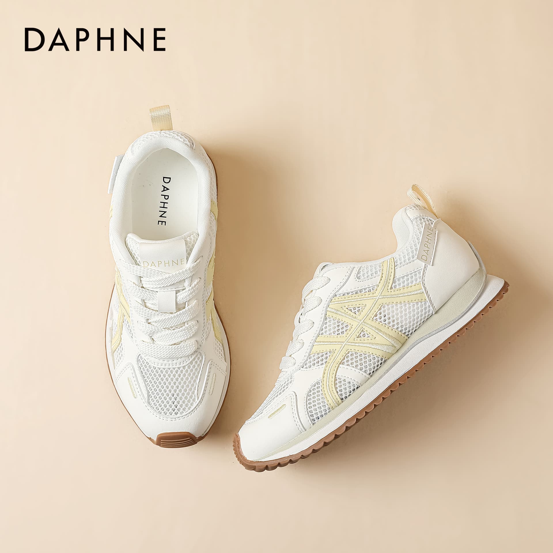 Кроссовки Daphne Синтетическая кожа текстиль спортивная повседневная обувь женская - изображение 4