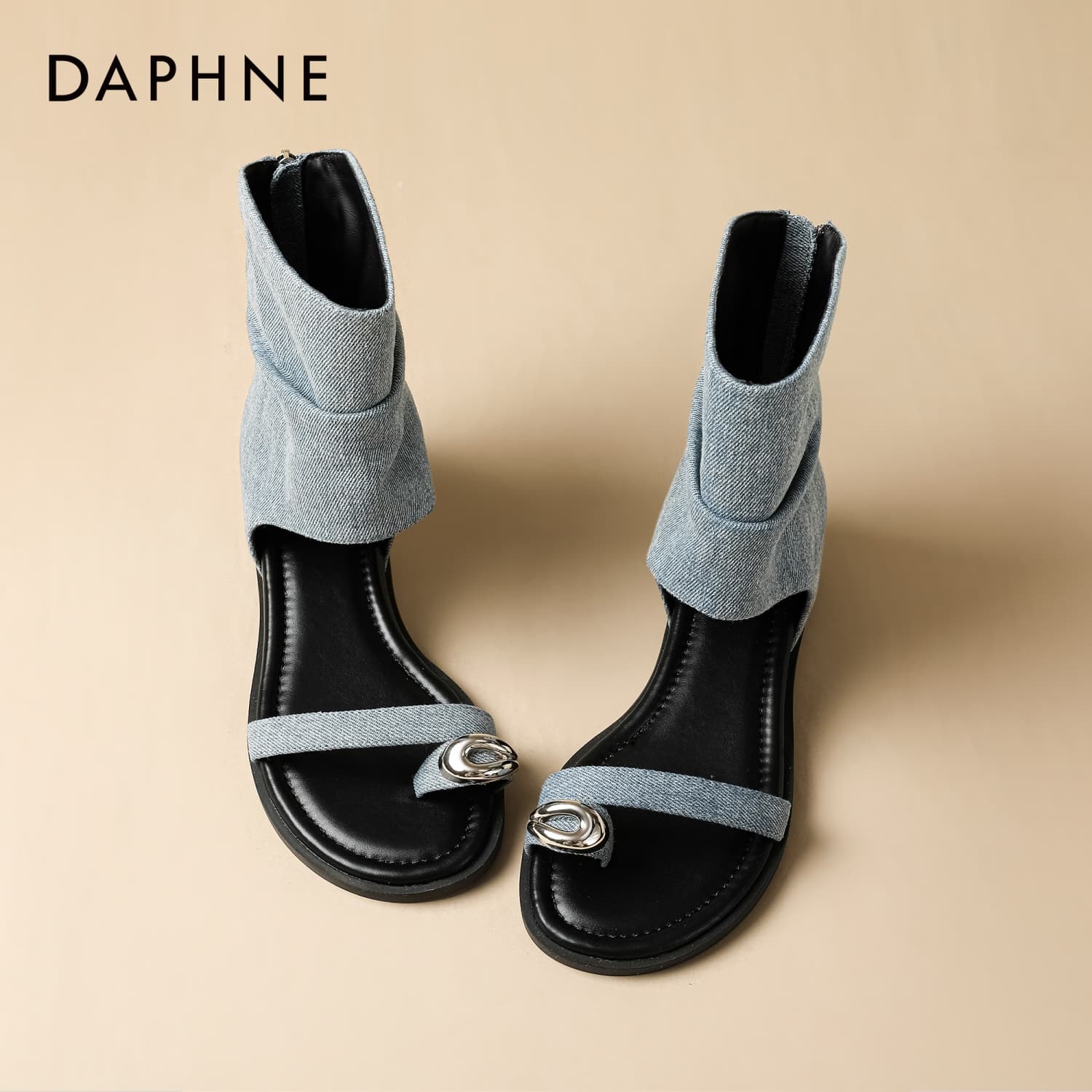 Шлёпанцы DAPHNE One Шнуровочные Сандалии Женские - изображение 3