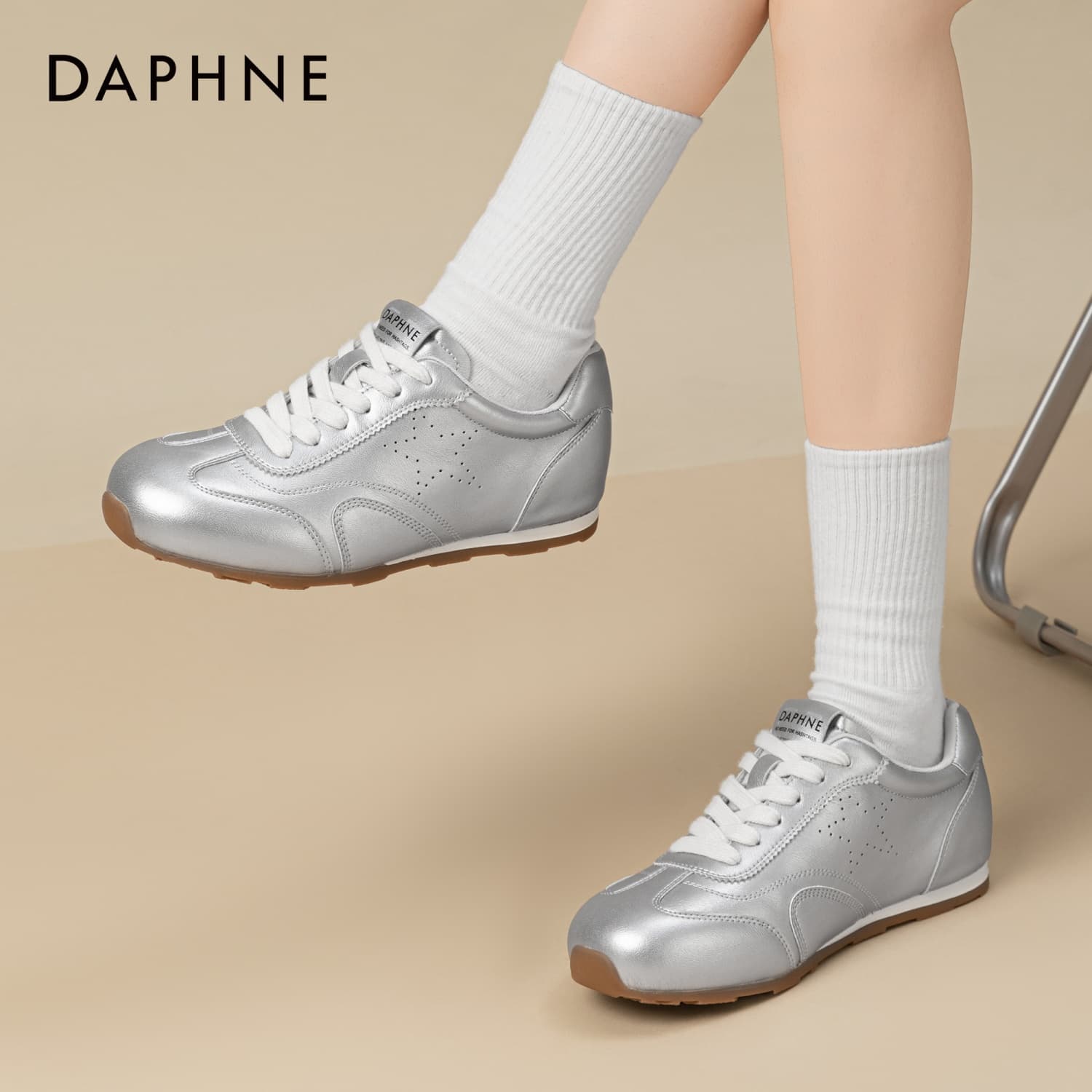 Кроссовки DAPHNE Синтетическая кожа Лоу-топы Кеды немецкой армии (GAT) Женские - изображение 6