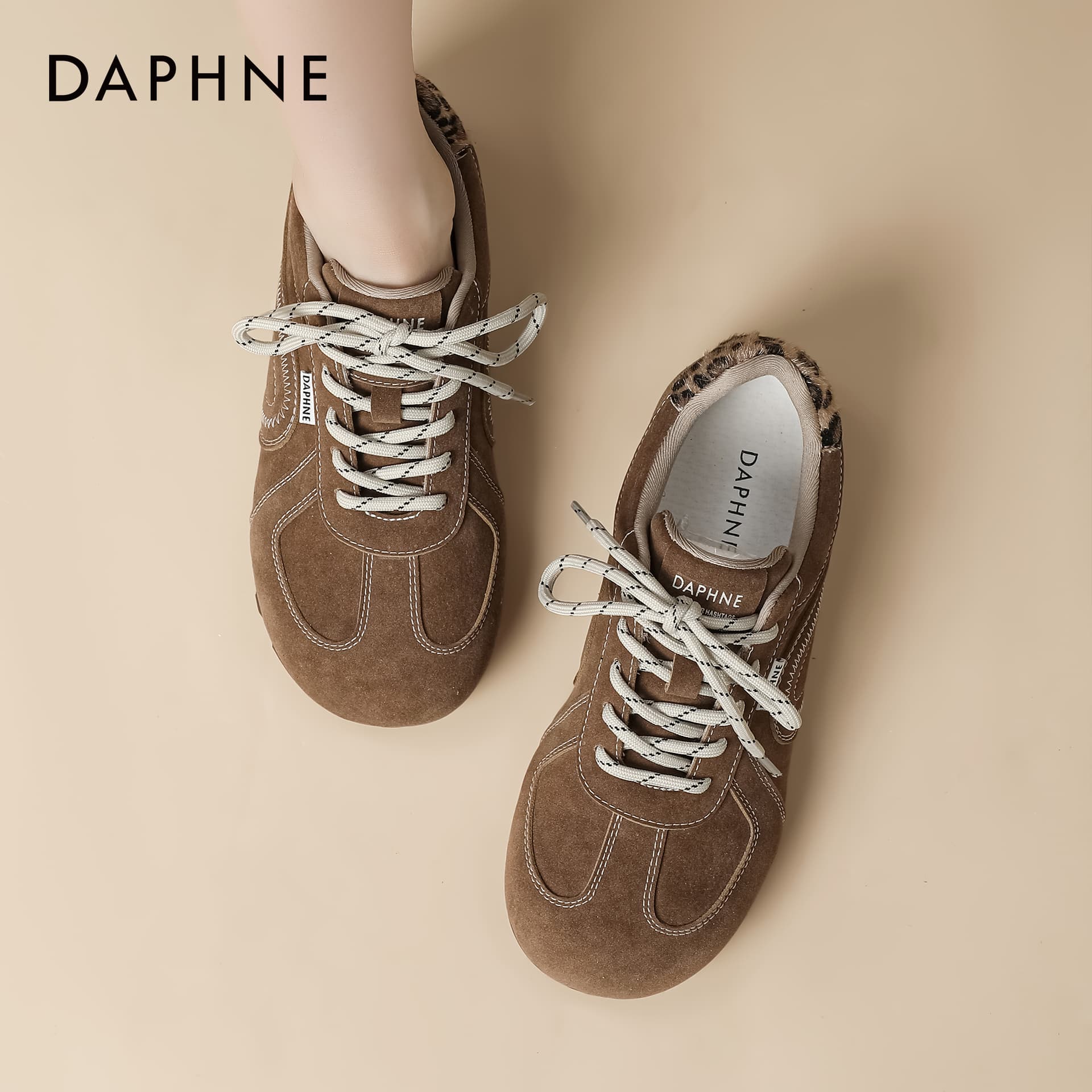 Кроссовки DAPHNE Синтетическая кожа Лоу-топы Кеды немецкой армии (GAT) Женские - изображение 6