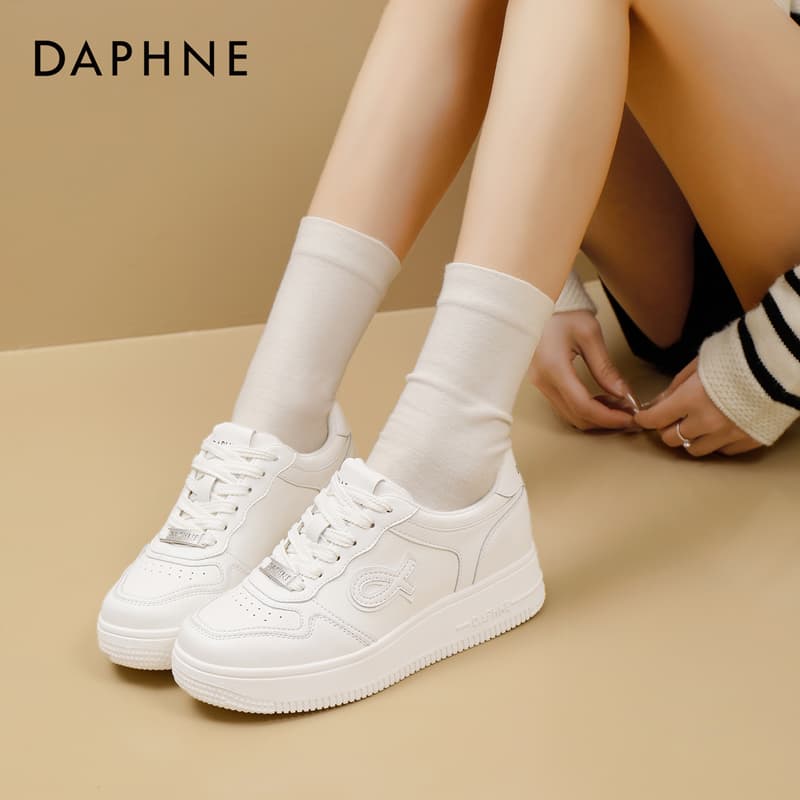 Кроссовки DAPHNE Синтетическая кожа Низкие кеды для скейтбординга Женские - изображение 4
