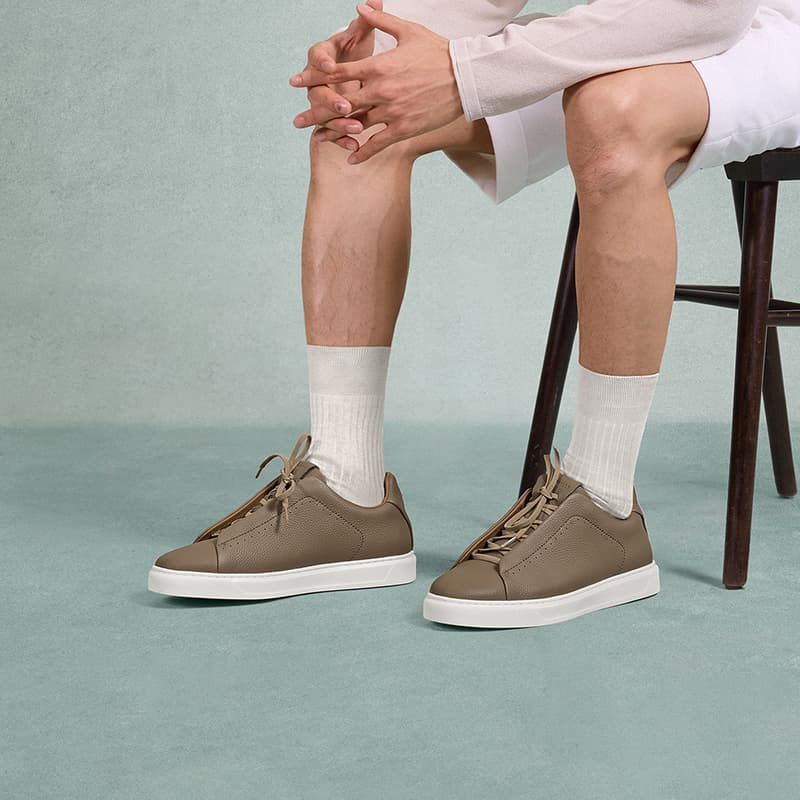 Кроссовки THOM WILLS Модная Универсальная Телячья Кожа Повседневная Обувь Slip-On Низкий Топ Скейтборд Обувь Мужская - изображение 8