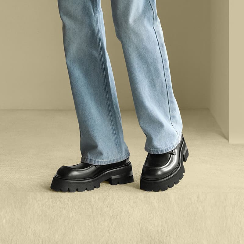 Лоферы THOM WILLS Британский стиль Повседневные Универсальные Лоферы Slip-On "Старые деньги" Мужские Черные - изображение 6
