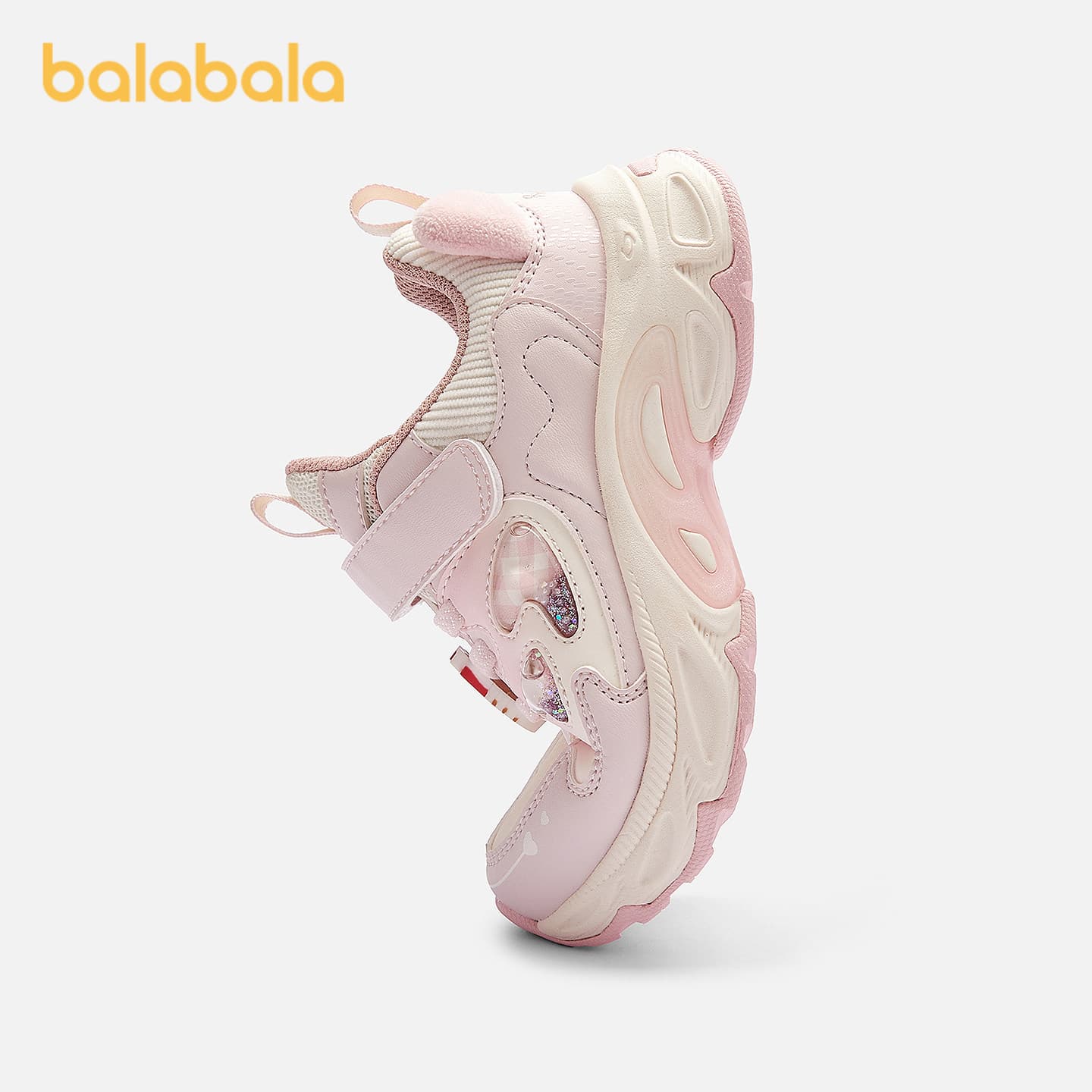 Кроссовки BALABALA Детская беговая обувь Low Top Dream Розовый 60301 Унисекс - изображение 4