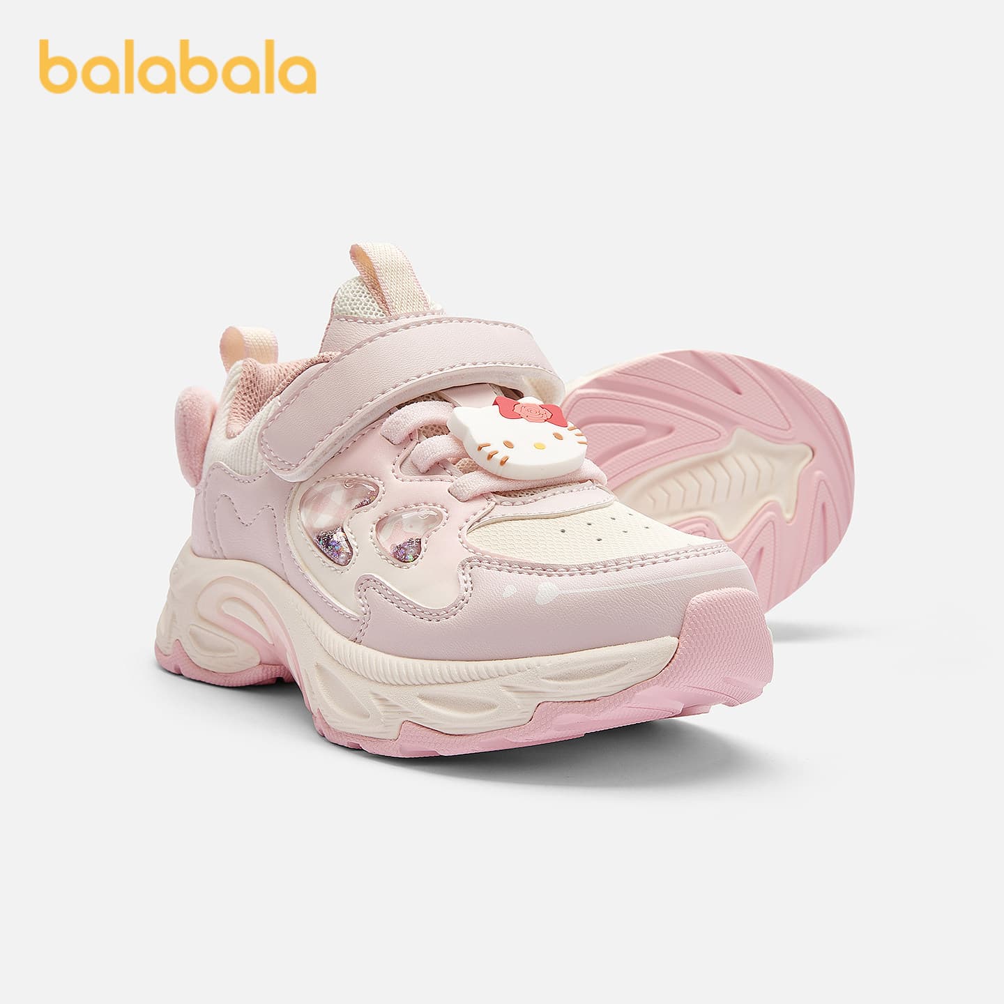 Кроссовки BALABALA Детская беговая обувь Low Top Dream Розовый 60301 Унисекс - изображение 3