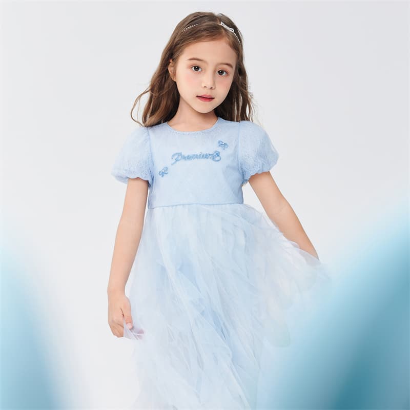 BALABALA Платье Синий тон 00388 Детское для детей 3-7 лет - изображение 5