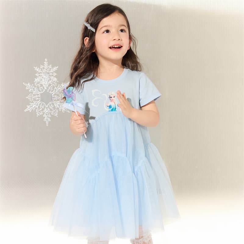 BALABALA X Disney Платье Розово-синий 80025 Детское для детей 3-7 лет - изображение 4