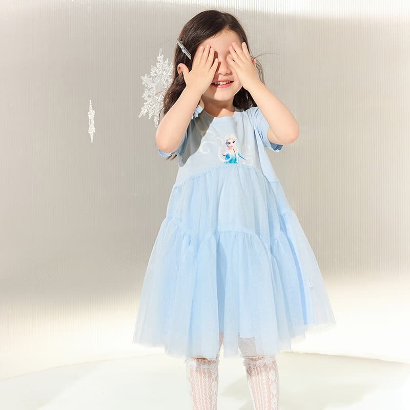 BALABALA X Disney Платье Розово-синий 80025 Детское для детей 3-7 лет - изображение 5