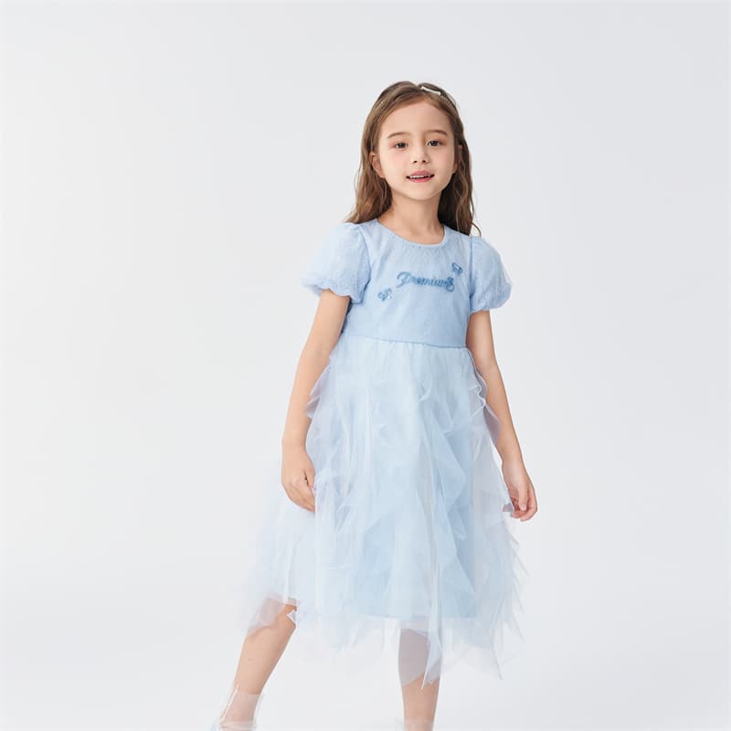 BALABALA Платье Синий тон 00388 Детское для детей 3-7 лет - изображение 3