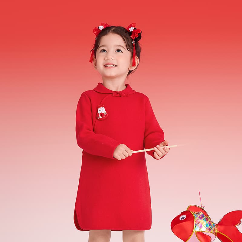 BALABALA Платье Chinese New Year FW25 Детский - изображение 4