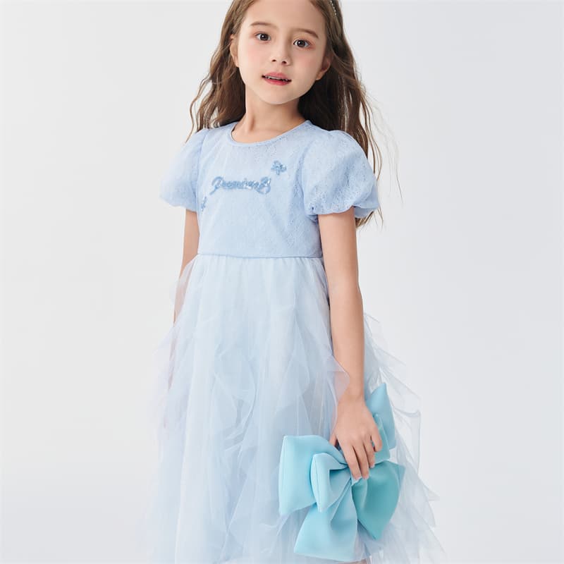 BALABALA Платье Синий тон 00388 Детское для детей 3-7 лет - изображение 4