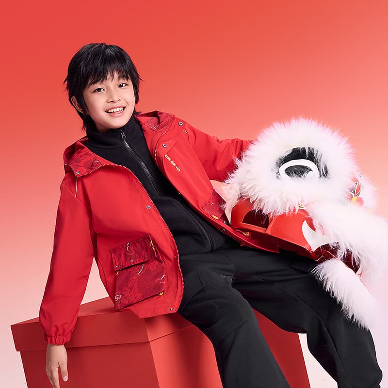 BALABALA С капюшоном Пальто Chinese New Year Детский - изображение 7