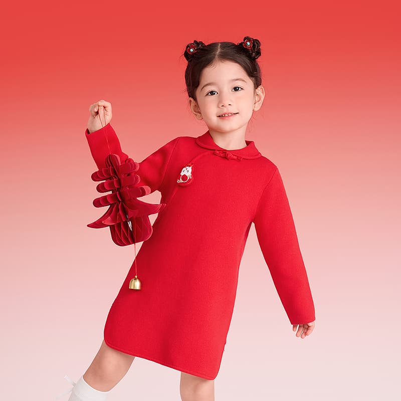 BALABALA Платье Chinese New Year FW25 Детский - изображение 3