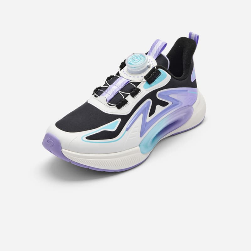 Кроссовки Balabala Детская беговая обувь Low Top Черный Фиолетовый Тон 00497 Kids - изображение 3