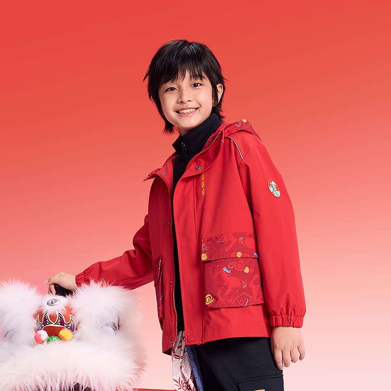 BALABALA С капюшоном Пальто Chinese New Year Детский - изображение 6
