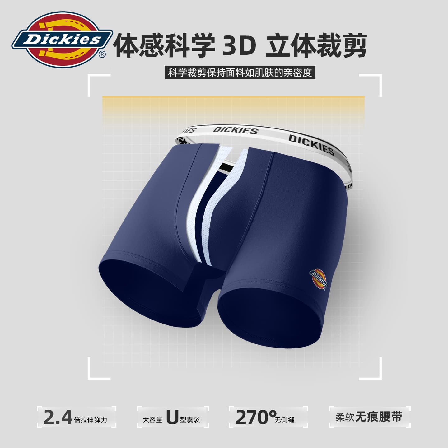 Трусы dickies Мужской Боксеры - изображение 2