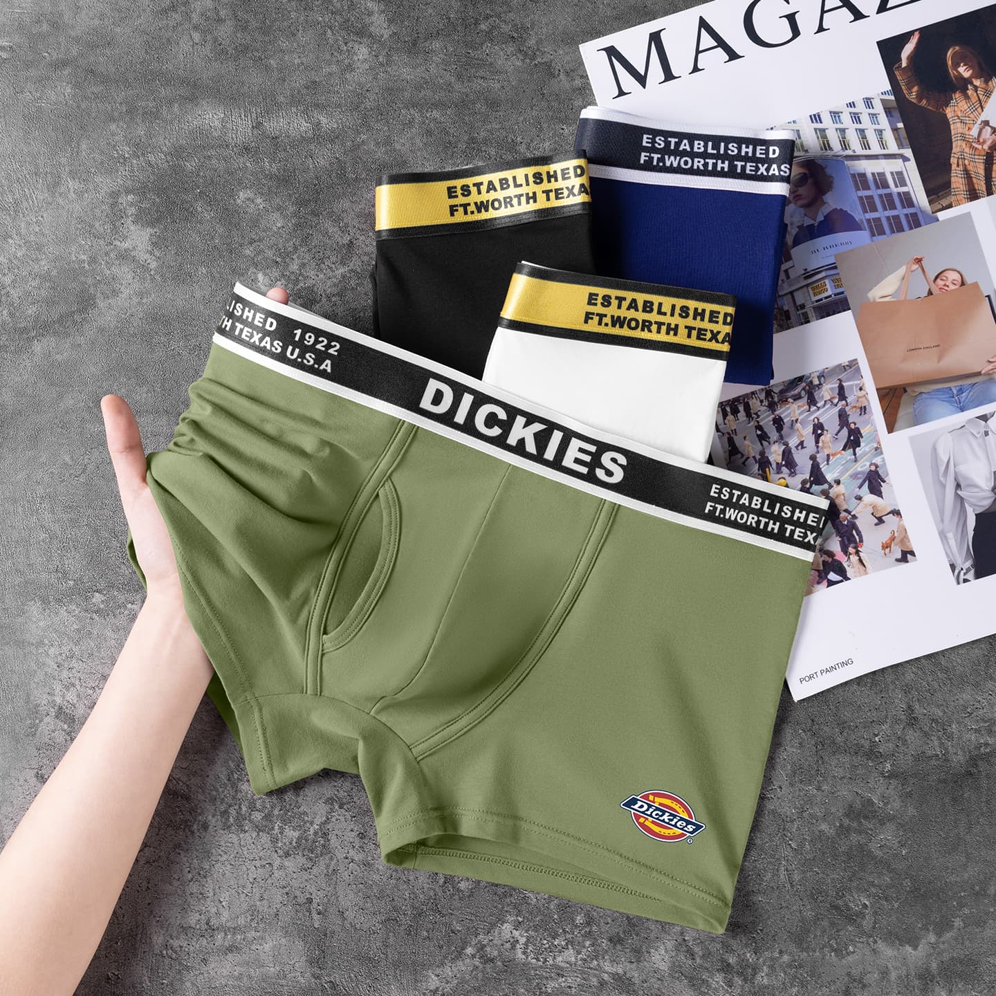 Трусы Dickies Боксеры Мужской Отдельная упаковка - изображение 3