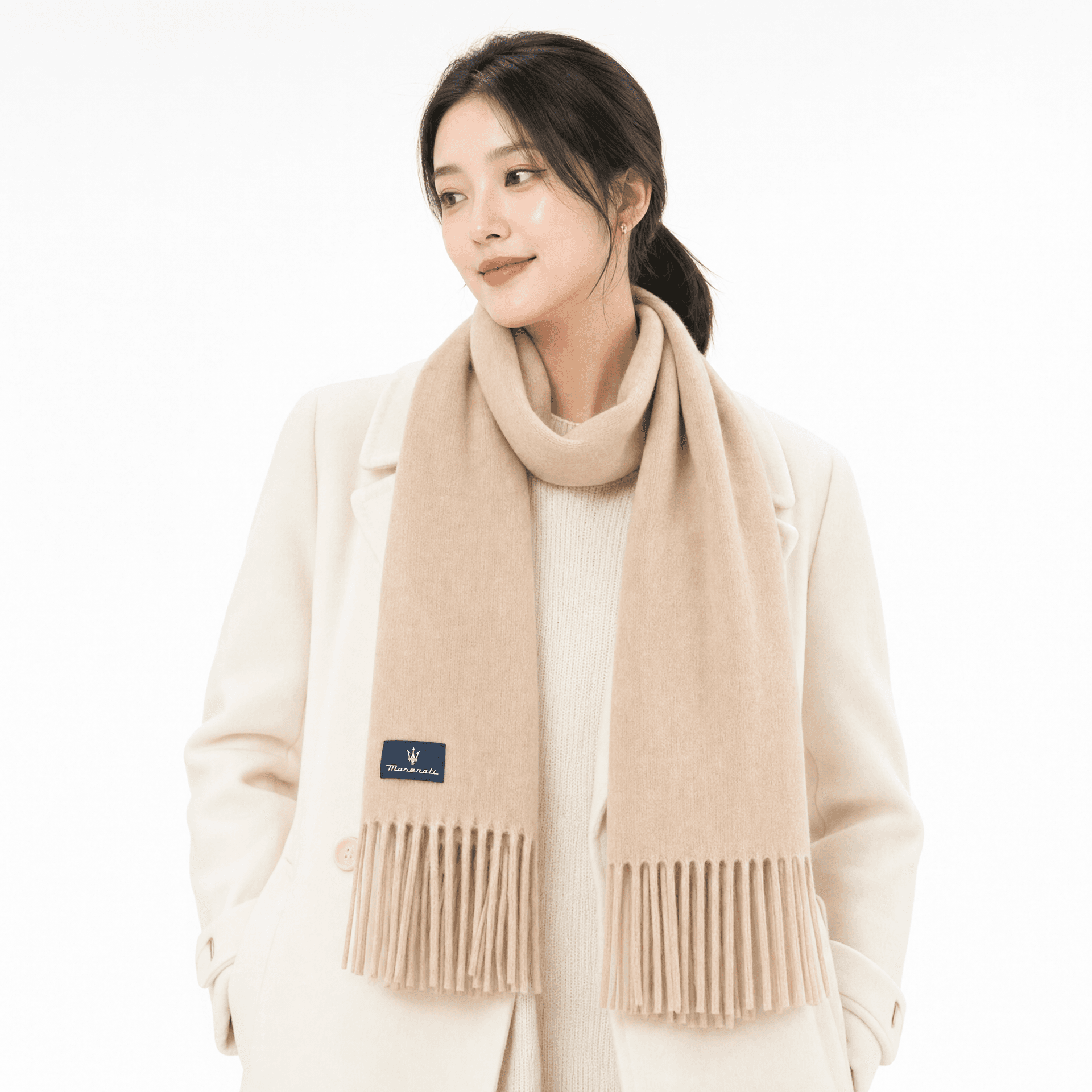 Шарф Мазерати Wool Knit Платки Унисекс - изображение 3