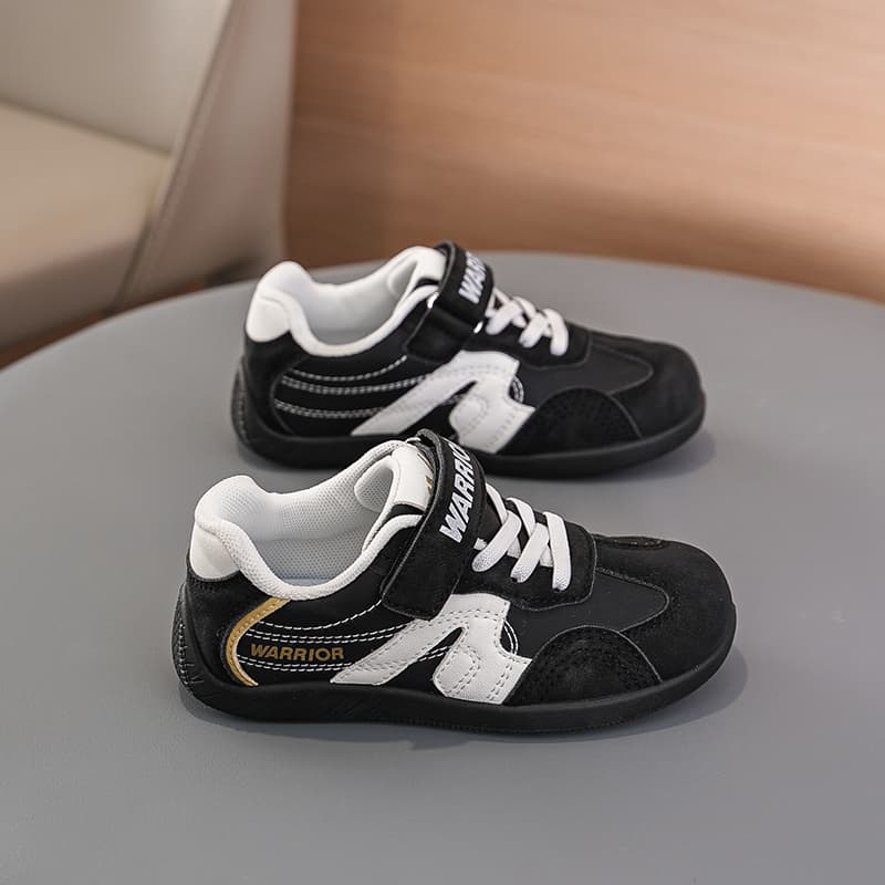 Кроссовки Warrior Детская повседневная обувь Low Top Черный Белый Kids - изображение 2