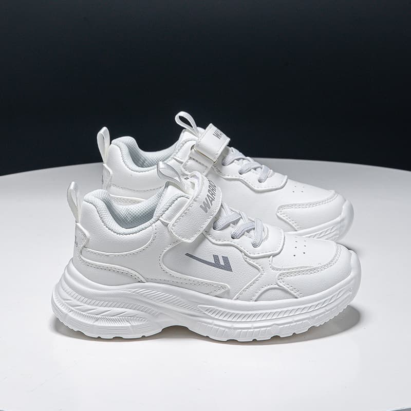 Кроссовки Warrior Аbrasion Resistant Slip-Resistant Беговые кроссовки Белый Детский - изображение 2