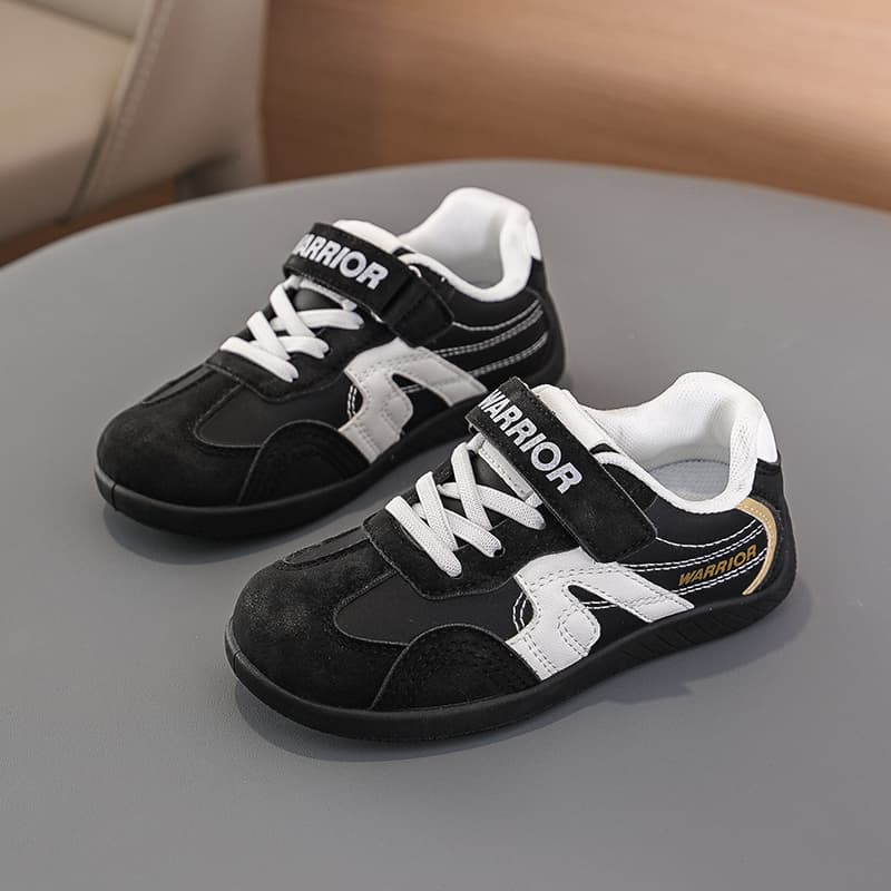Кроссовки Warrior Детская повседневная обувь Low Top Черный Белый Kids - изображение 5