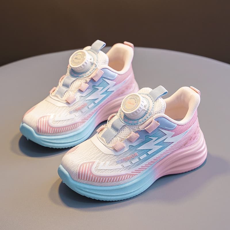 Кроссовки Warrior Детские беговые кроссовки Low Топ Розовый Белый Синий Kids - изображение 3