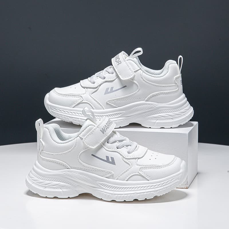 Кроссовки Warrior Аbrasion Resistant Slip-Resistant Беговые кроссовки Белый Детский - изображение 5