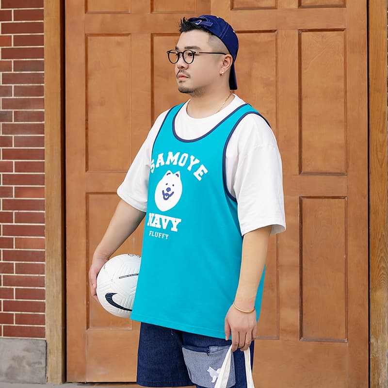 Майка WAYNEXZAVIER Blue Men's Tank Tops - изображение 6