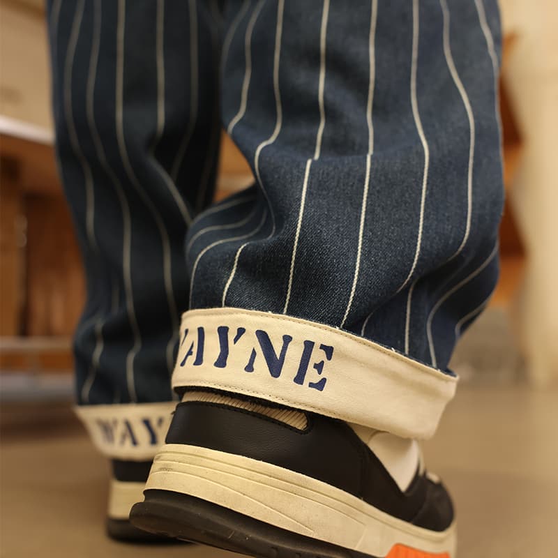 Штаны WAYNEXZAVIER Blue Men's Jeans WAYNEXZAVIER Синий Мужской Джинсы - изображение 5