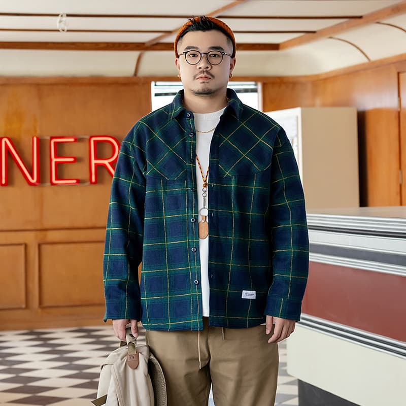 Рубашка WAYNEXZAVIER Blue Men's Shirts WAYNEXZAVIER Синий Мужские Рубашки - изображение 3